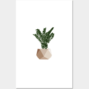 ZZ Plant Illustration Posters and Art